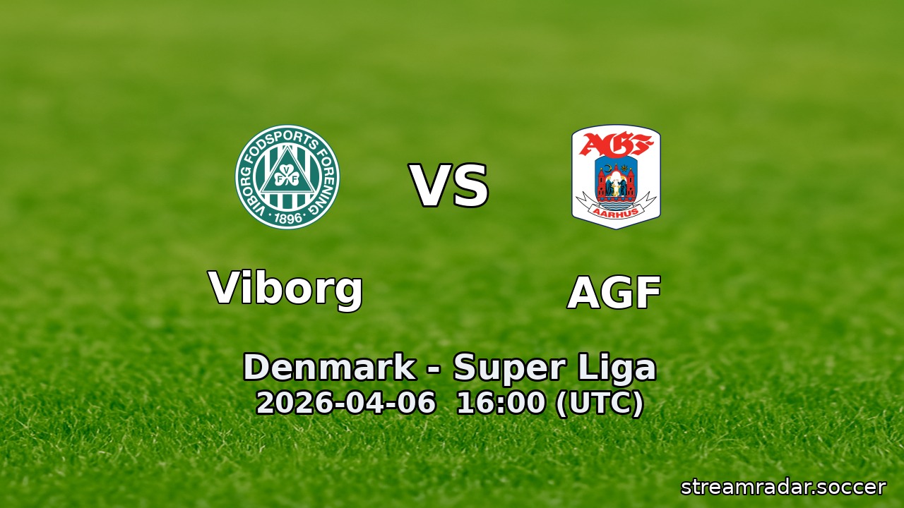 Viborg vs AGF