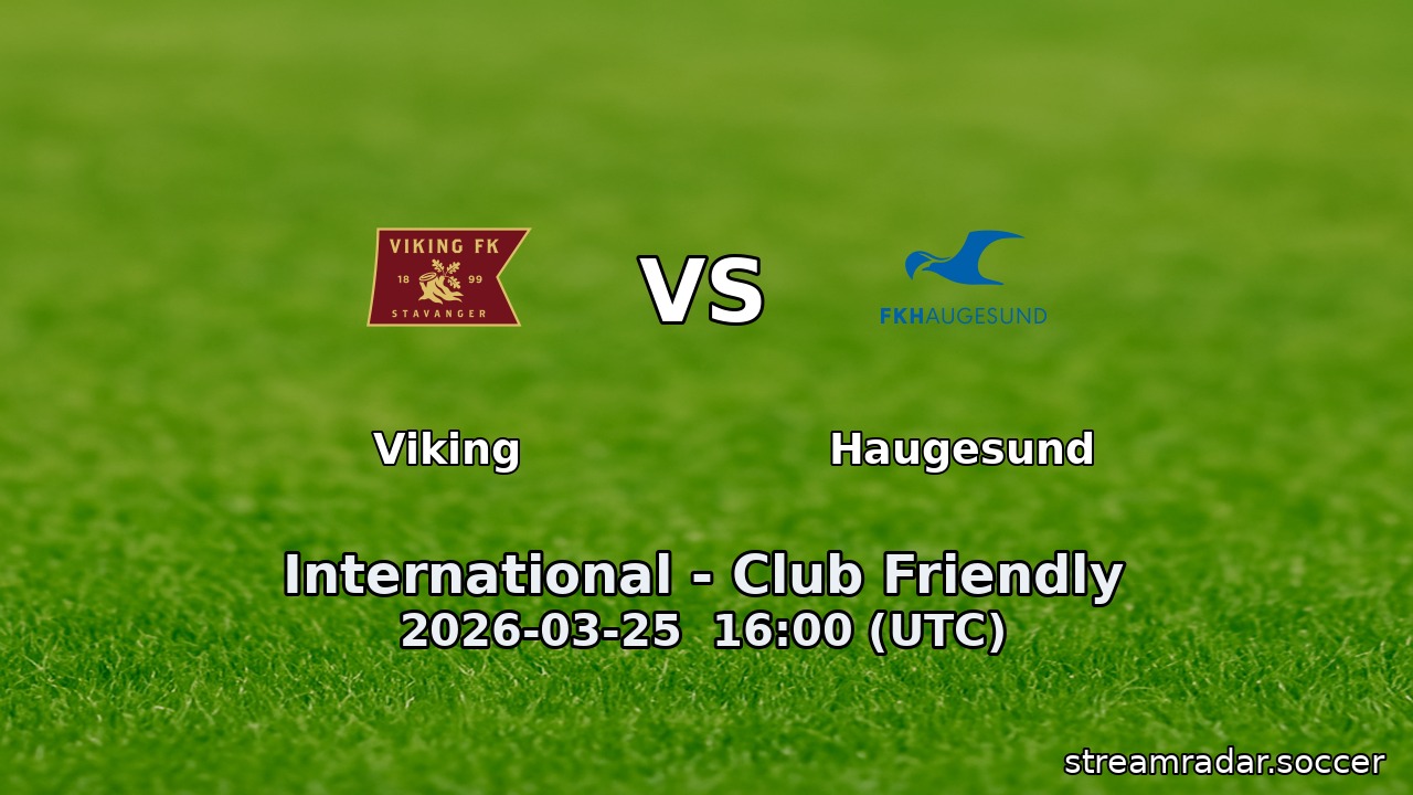 Viking vs Haugesund