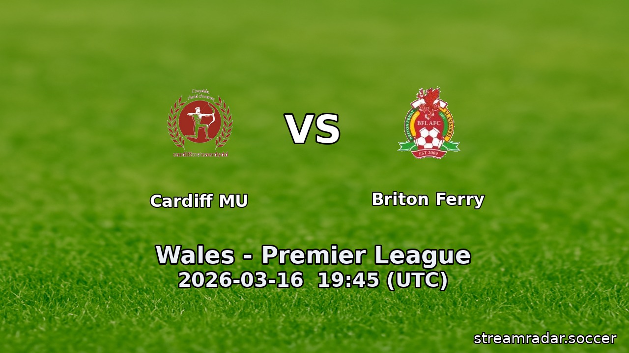 Cardiff MU vs Briton Ferry
