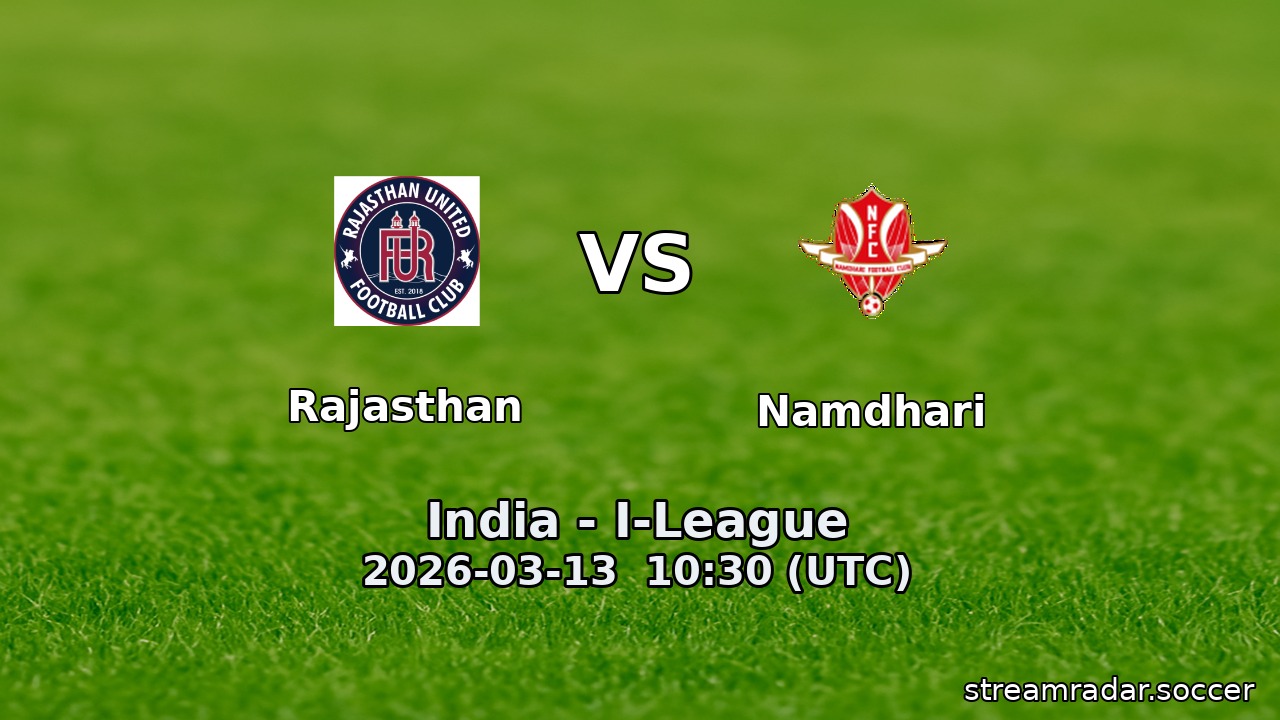 Rajasthan vs Namdhari