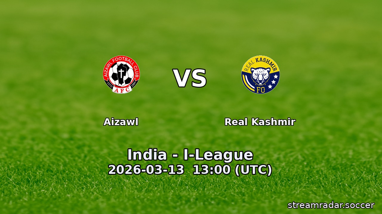 Aizawl vs Real Kashmir