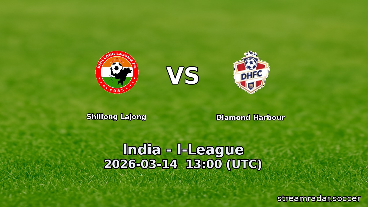Shillong Lajong vs Diamond Harbour