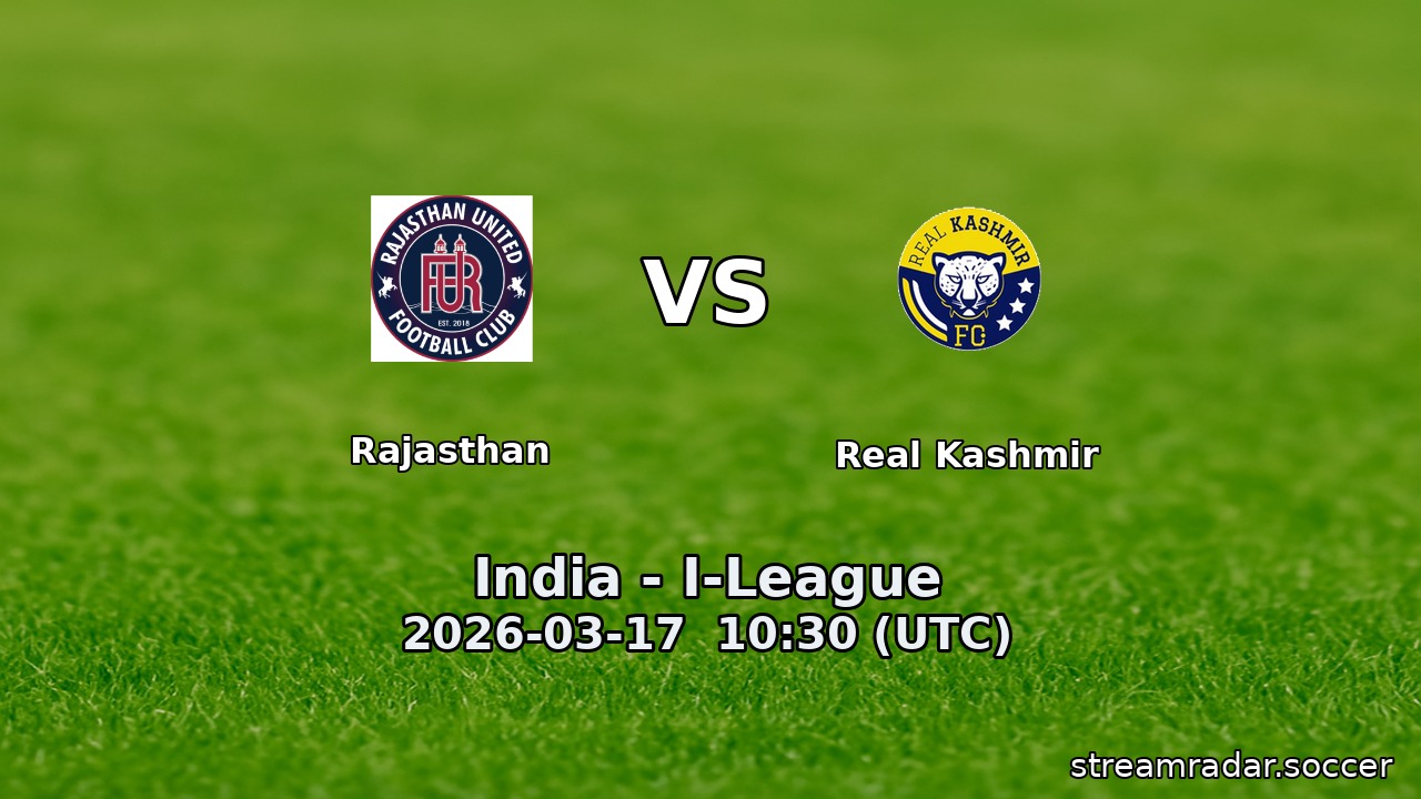 Rajasthan vs Real Kashmir