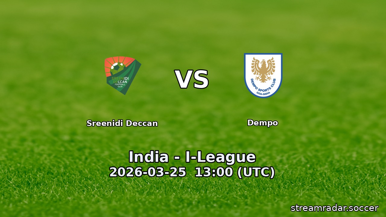 Sreenidi Deccan vs Dempo