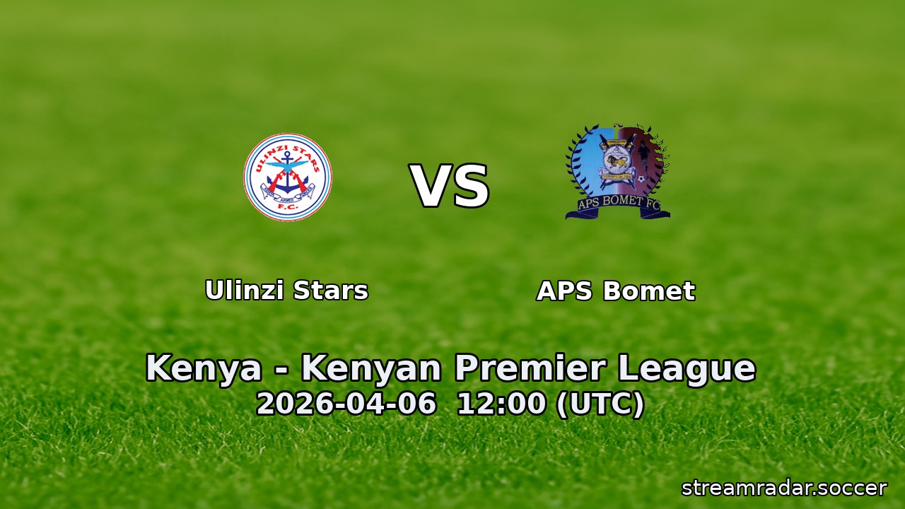 Ulinzi Stars vs APS Bomet