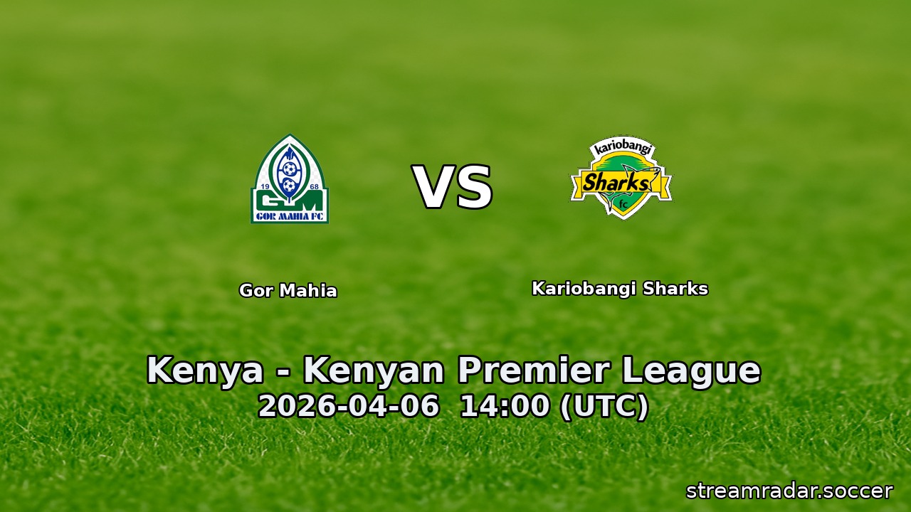 Gor Mahia vs Kariobangi Sharks