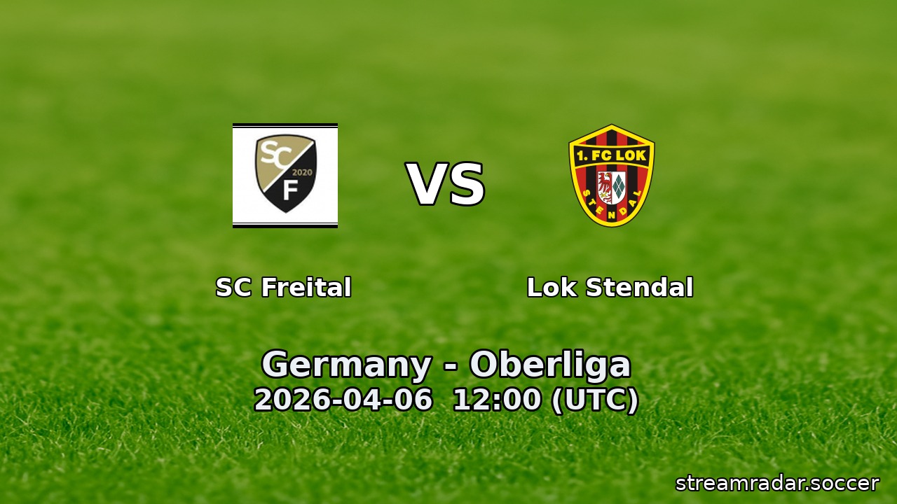 SC Freital vs Lok Stendal