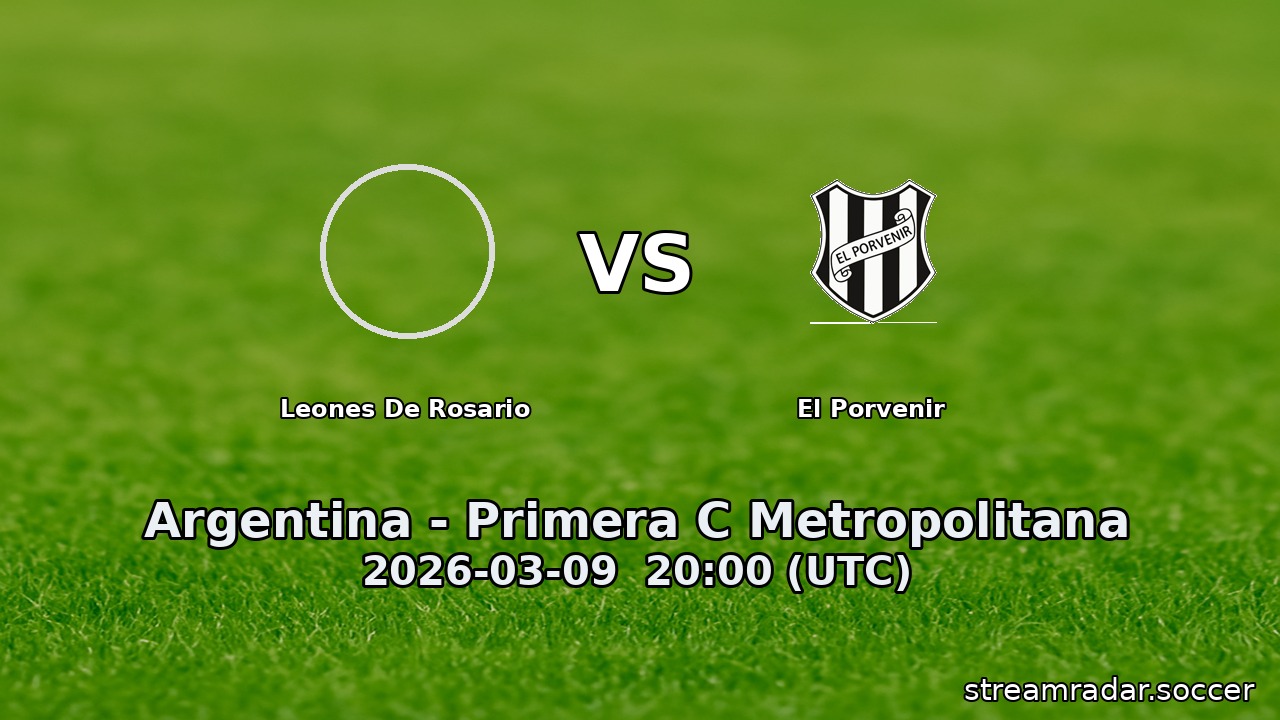 Leones De Rosario vs El Porvenir