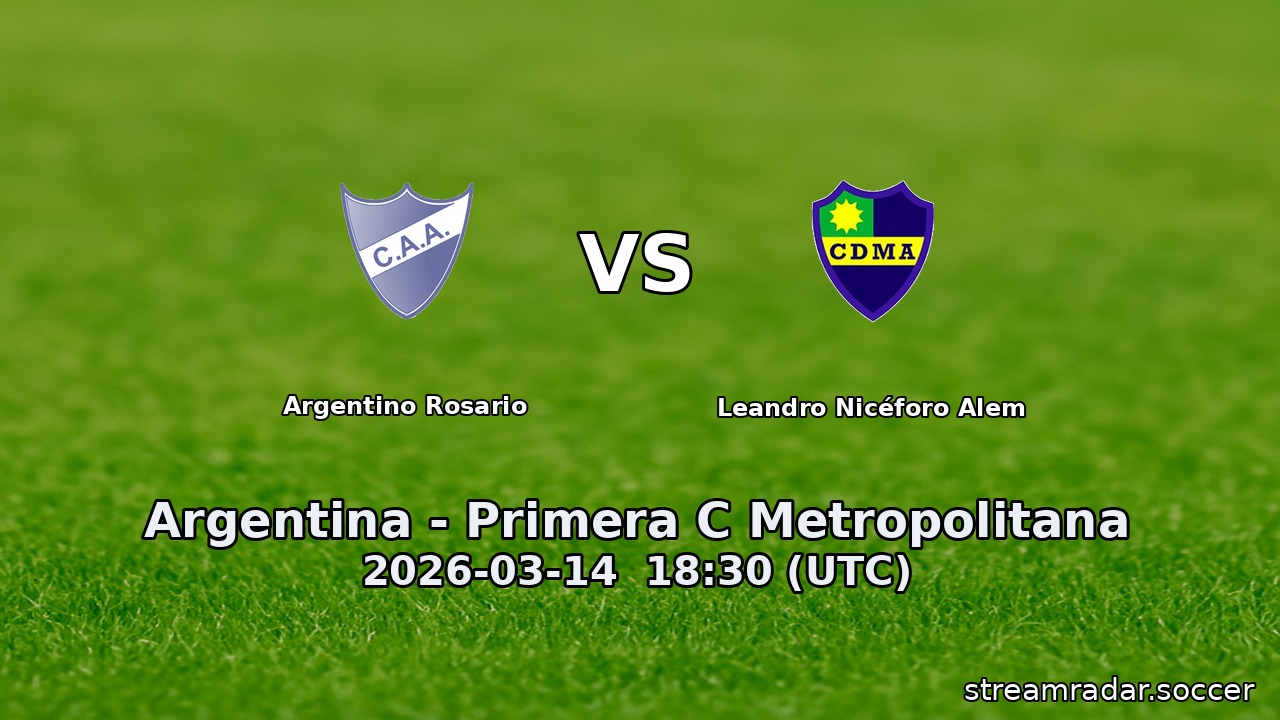 Argentino Rosario vs Leandro Nicéforo Alem