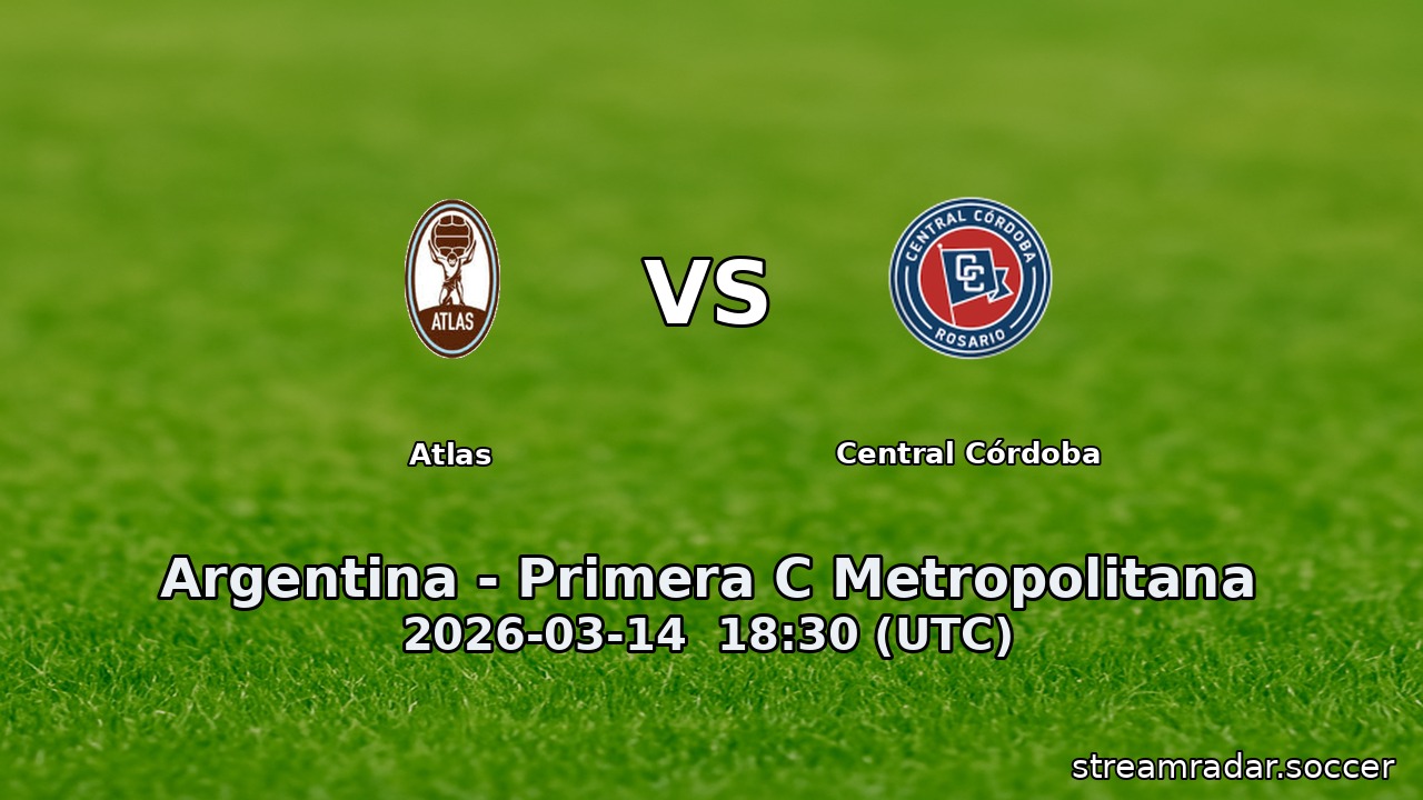 Atlas vs Central Córdoba