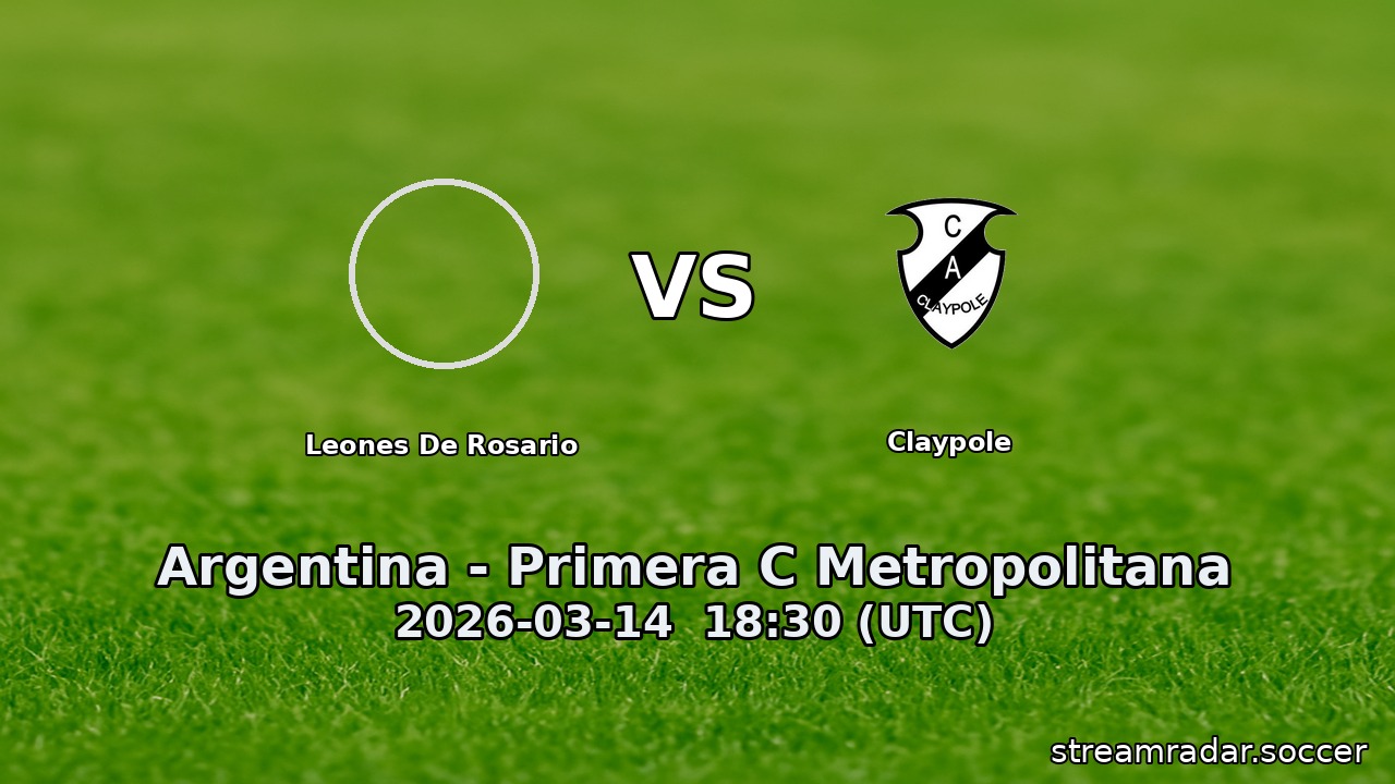 Leones De Rosario vs Claypole