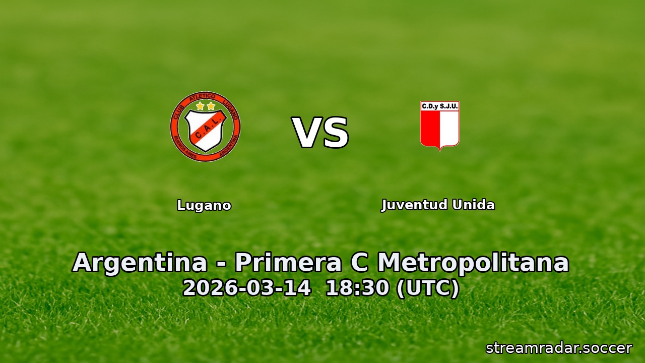 Lugano vs Juventud Unida