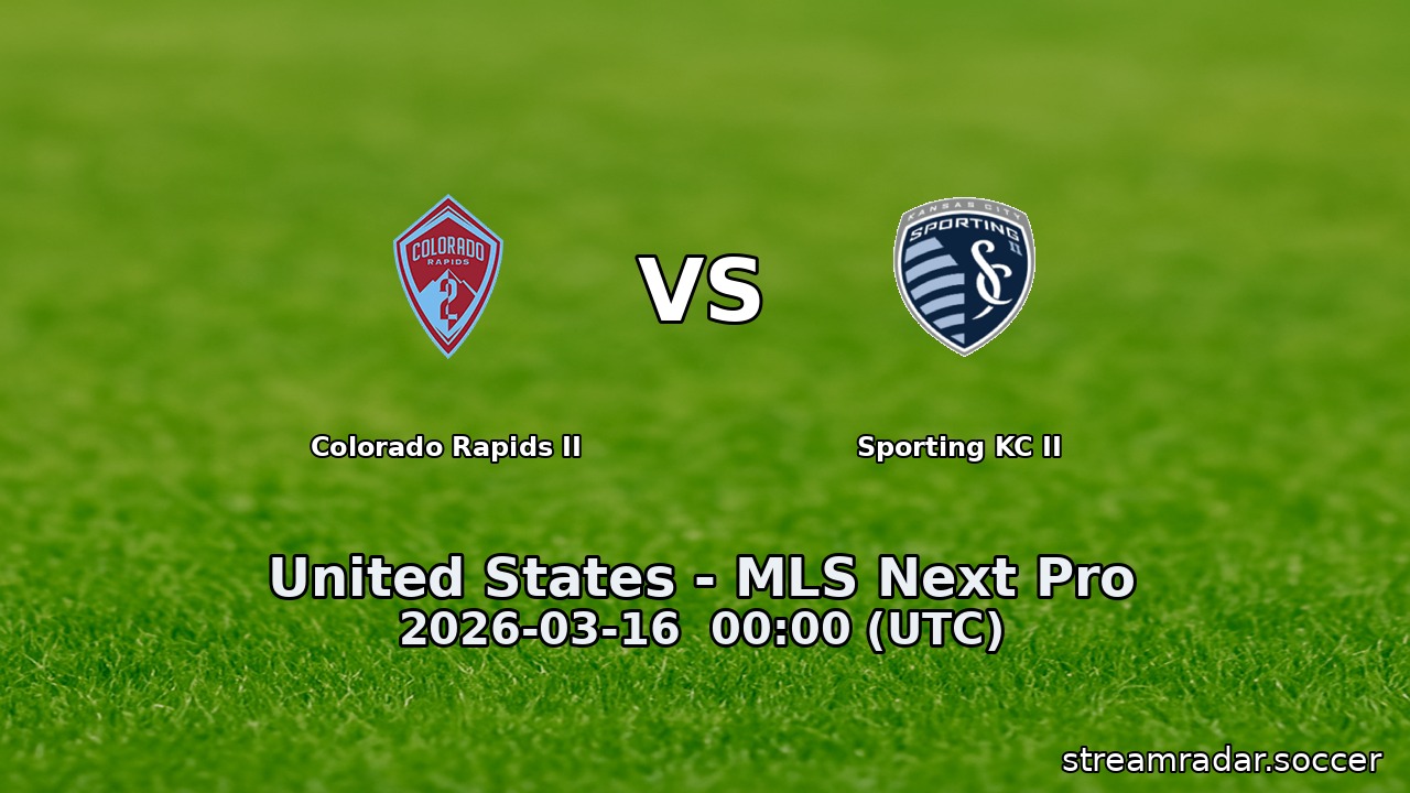 Colorado Rapids II vs Sporting KC II
