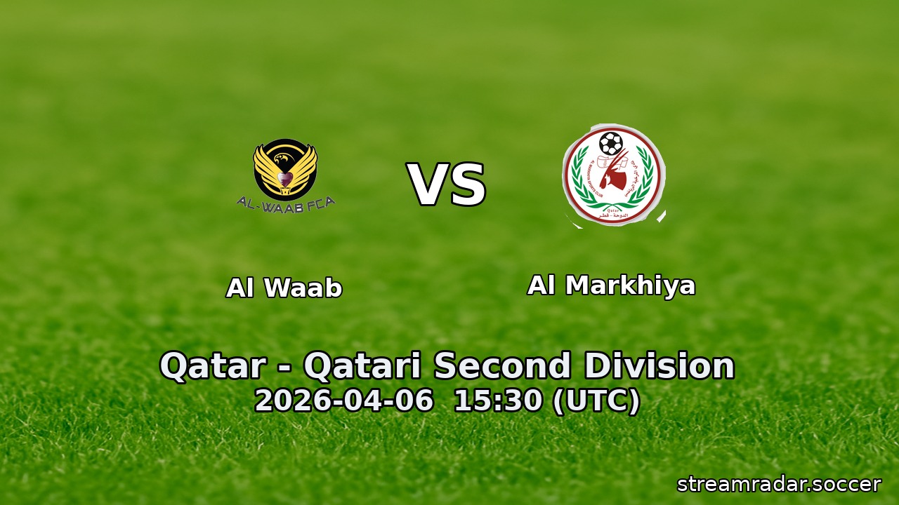 Al Waab vs Al Markhiya