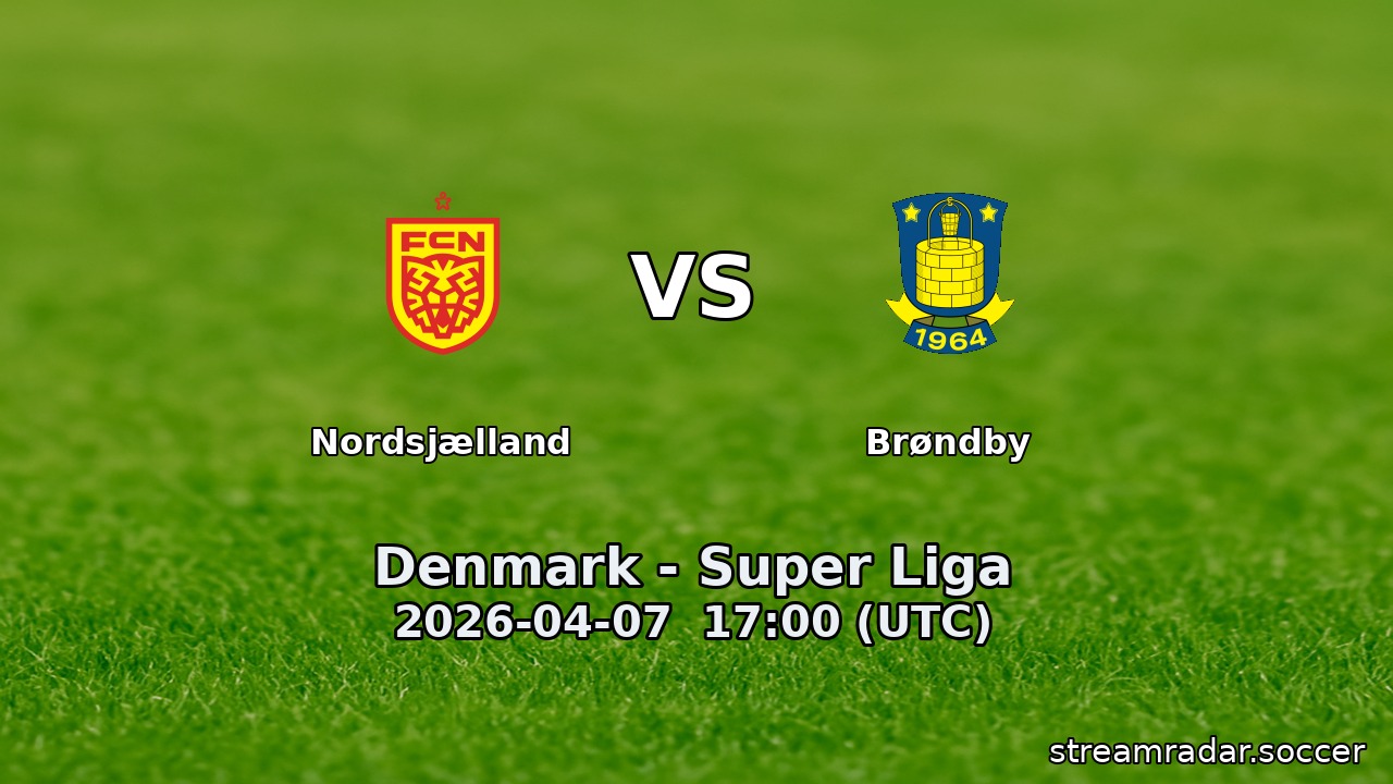 Nordsjælland vs Brøndby