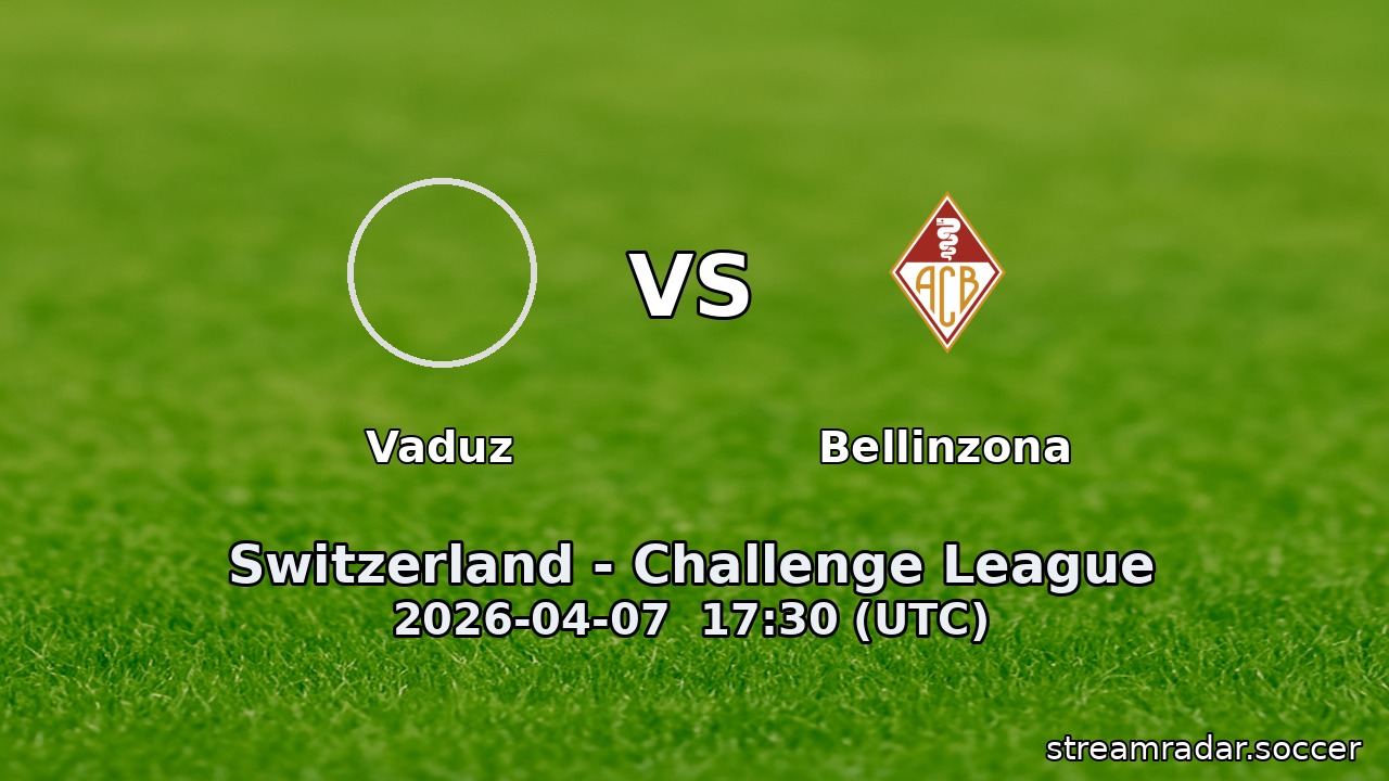 Vaduz vs Bellinzona