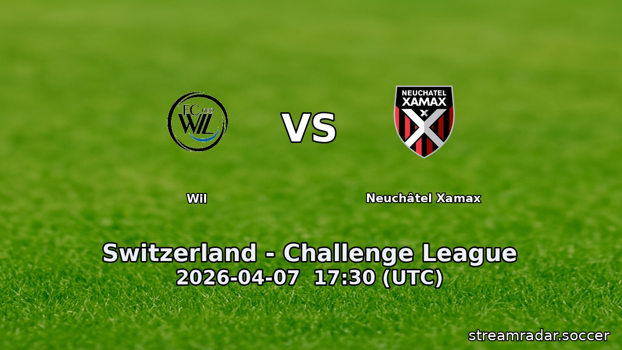 Wil vs Neuchâtel Xamax