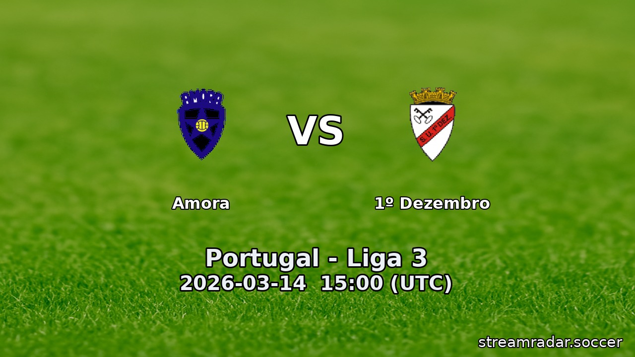 Amora vs 1º Dezembro