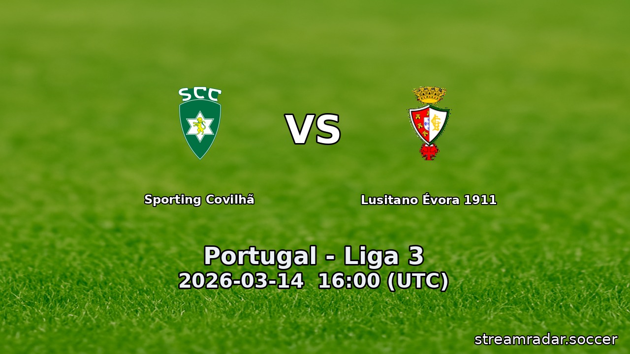 Sporting Covilhã vs Lusitano Évora 1911