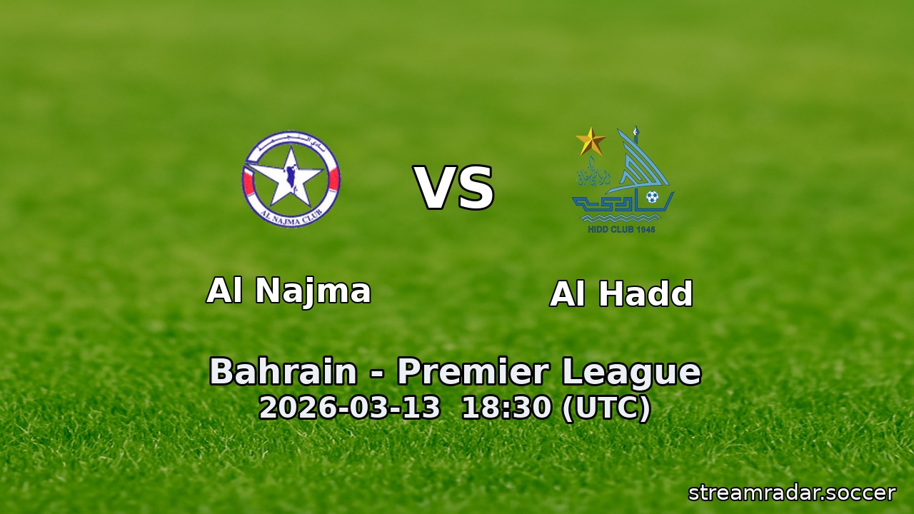 Al Najma vs Al Hadd