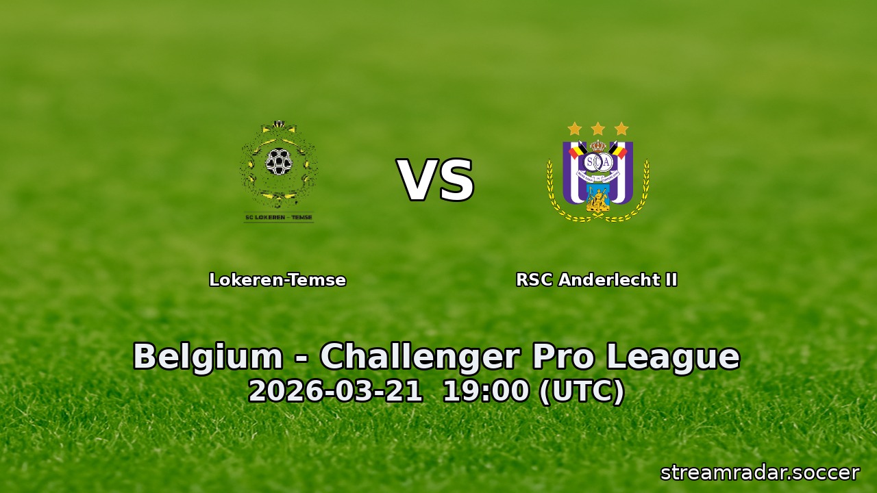 Lokeren-Temse vs RSC Anderlecht II