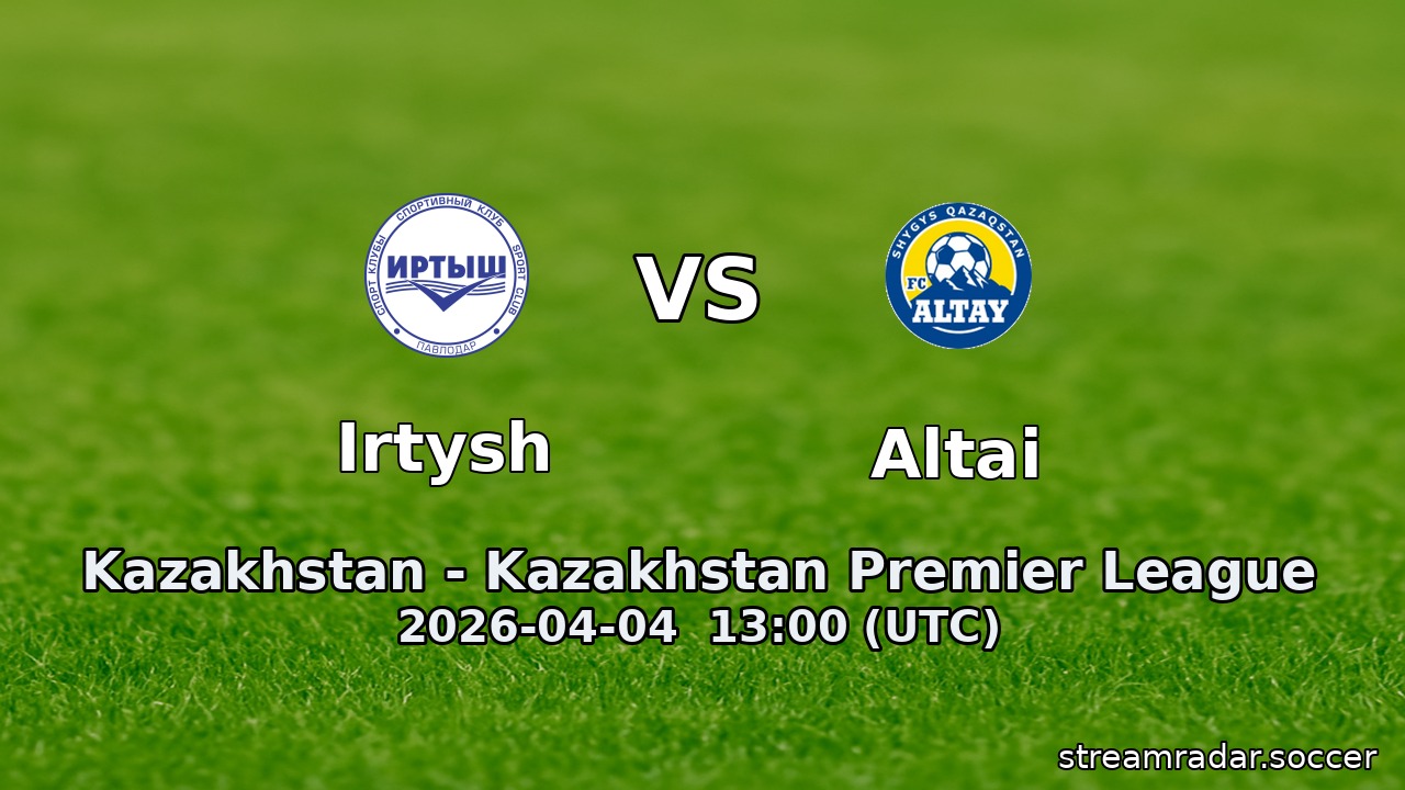 Irtysh vs Altai