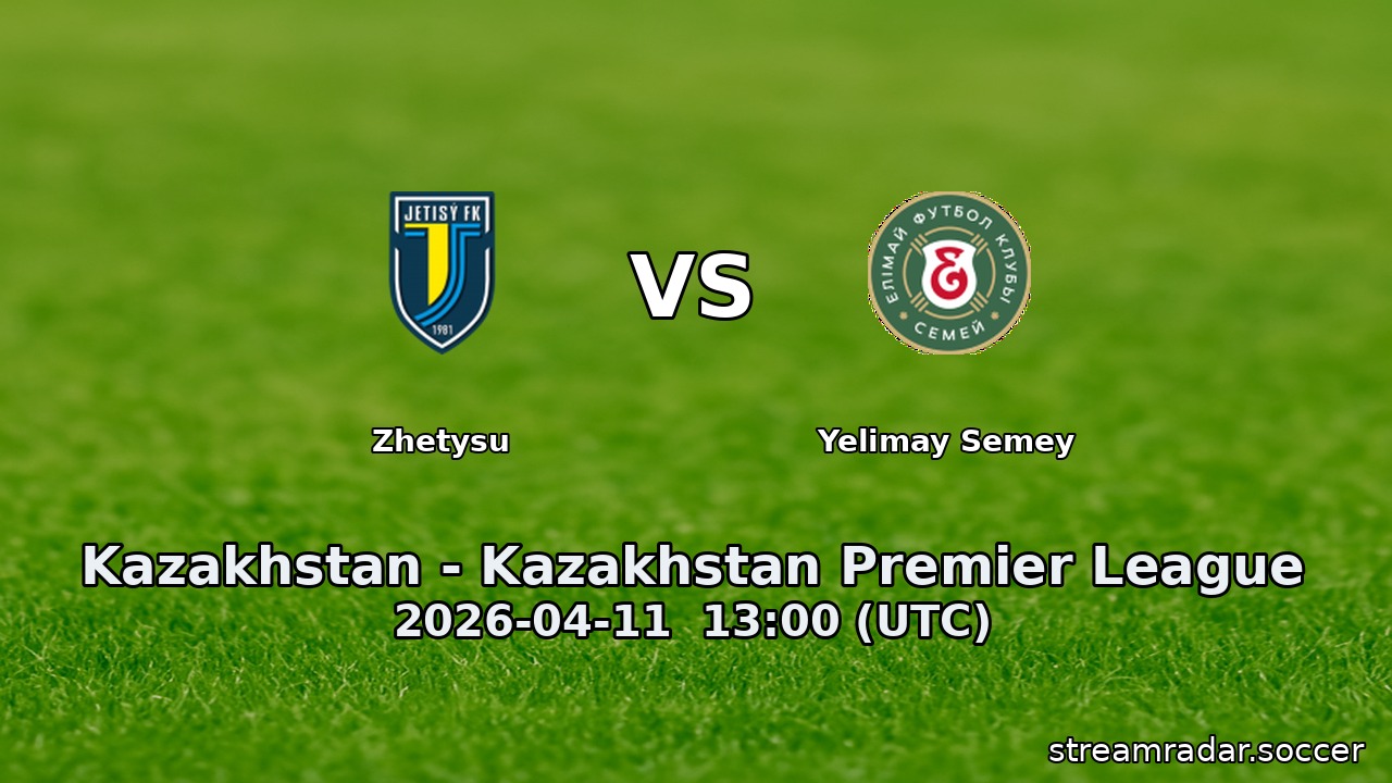 Zhetysu vs Yelimay Semey