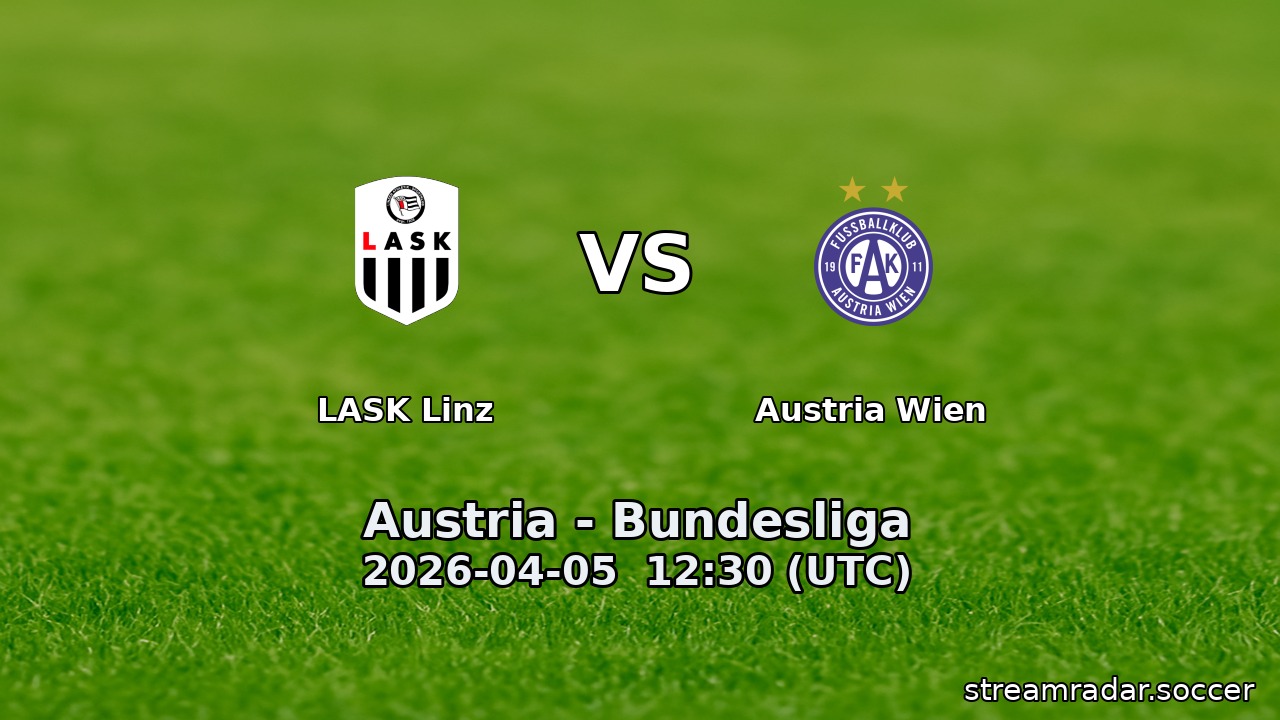 LASK Linz vs Austria Wien