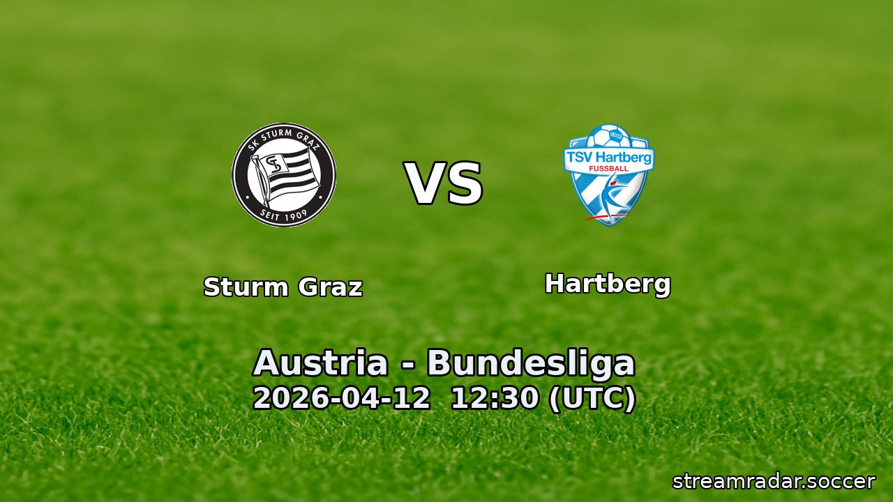 Sturm Graz vs Hartberg