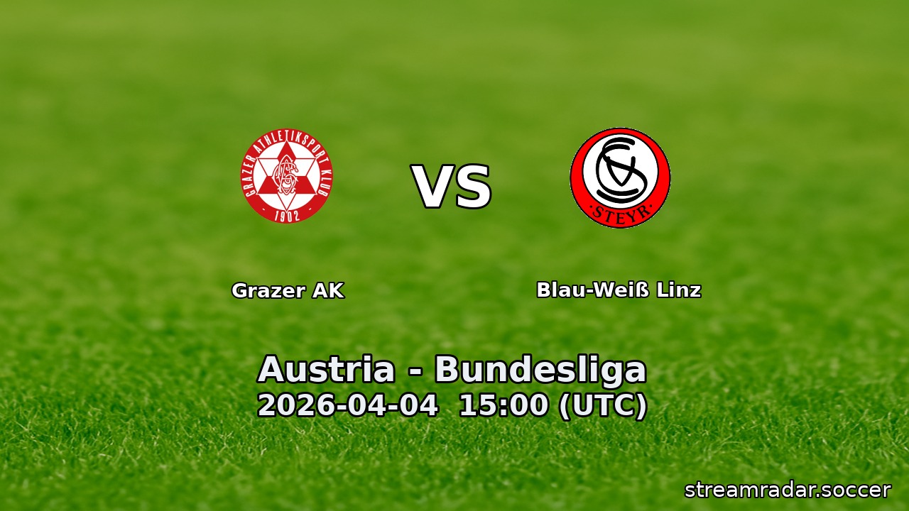 Grazer AK vs Blau-Weiß Linz