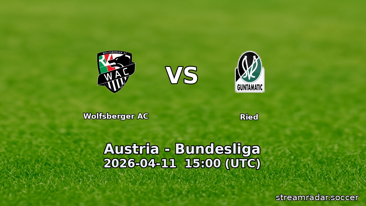 Wolfsberger AC vs Ried