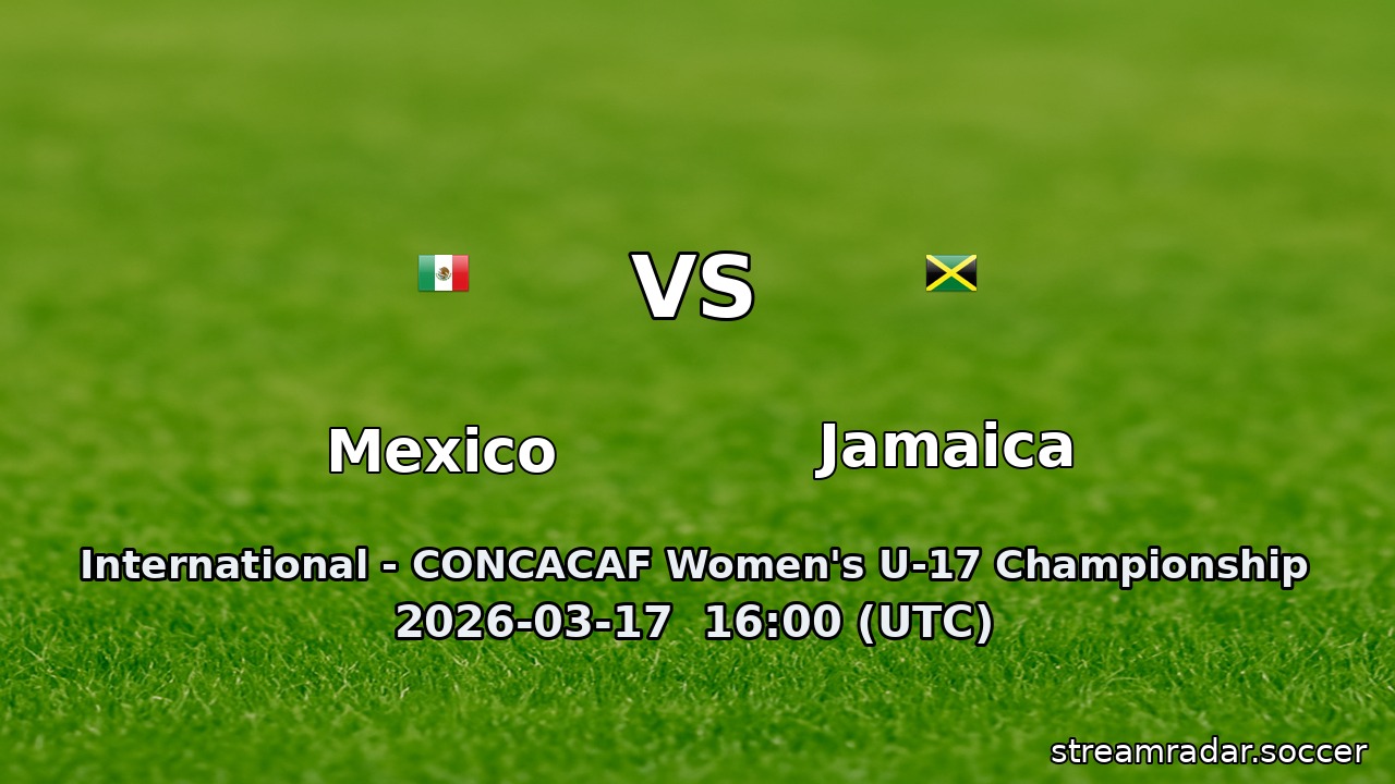 Mexico vs Jamaica