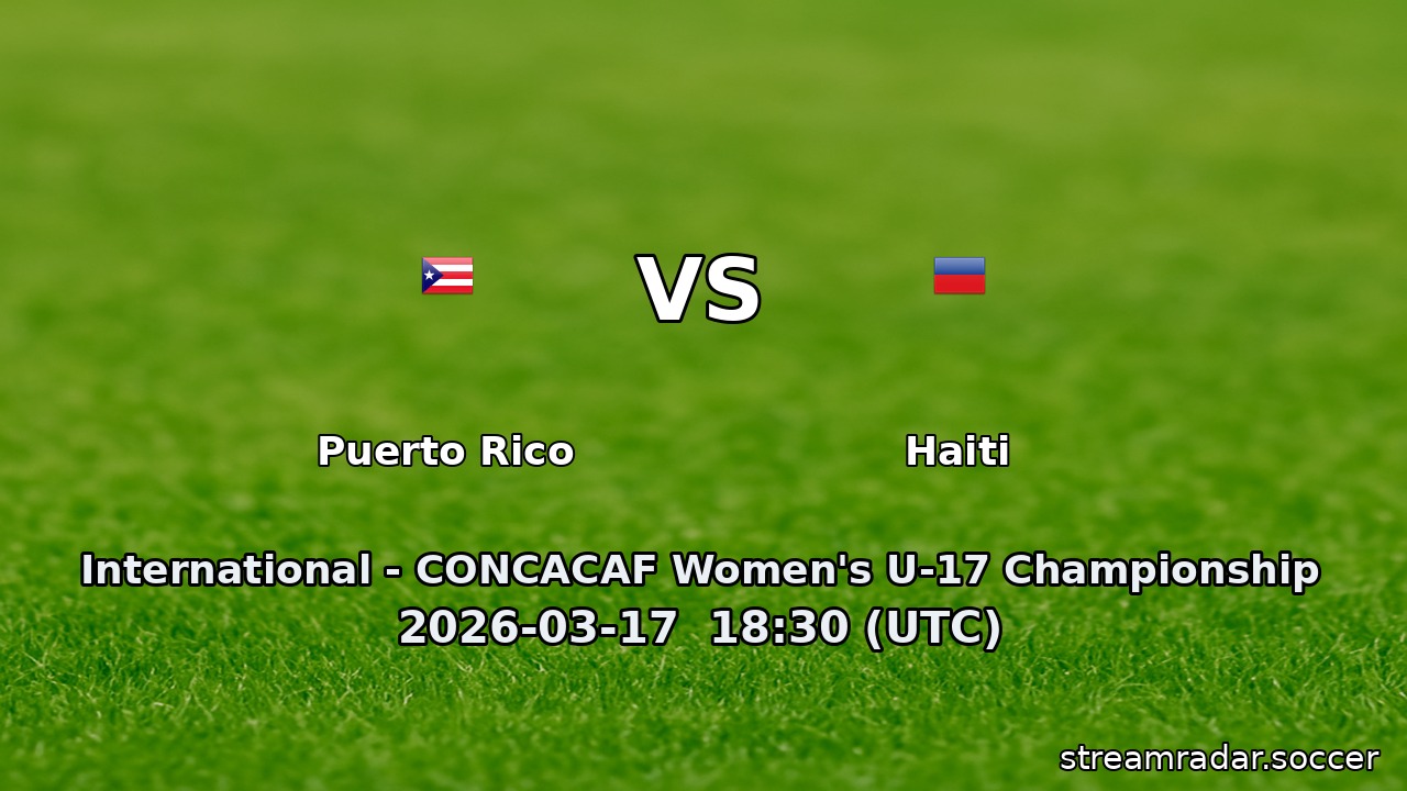 Puerto Rico vs Haiti