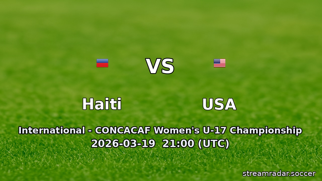 Haiti vs USA