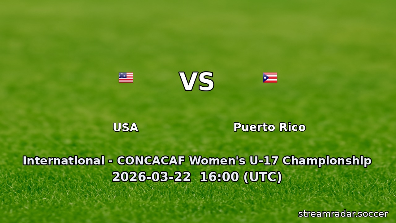 USA vs Puerto Rico