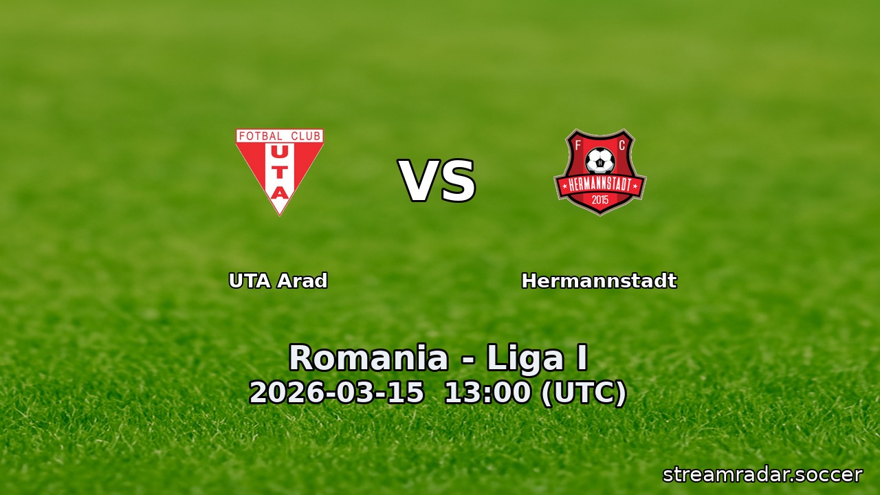 UTA Arad vs Hermannstadt