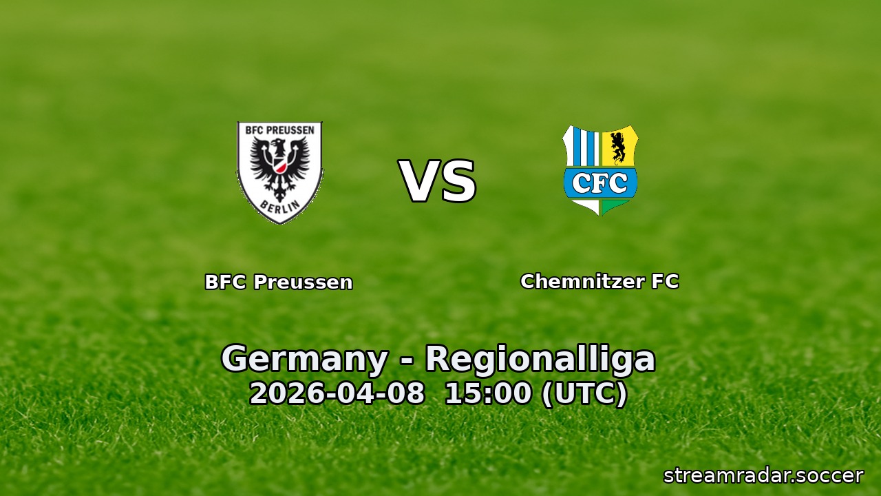 BFC Preussen vs Chemnitzer FC