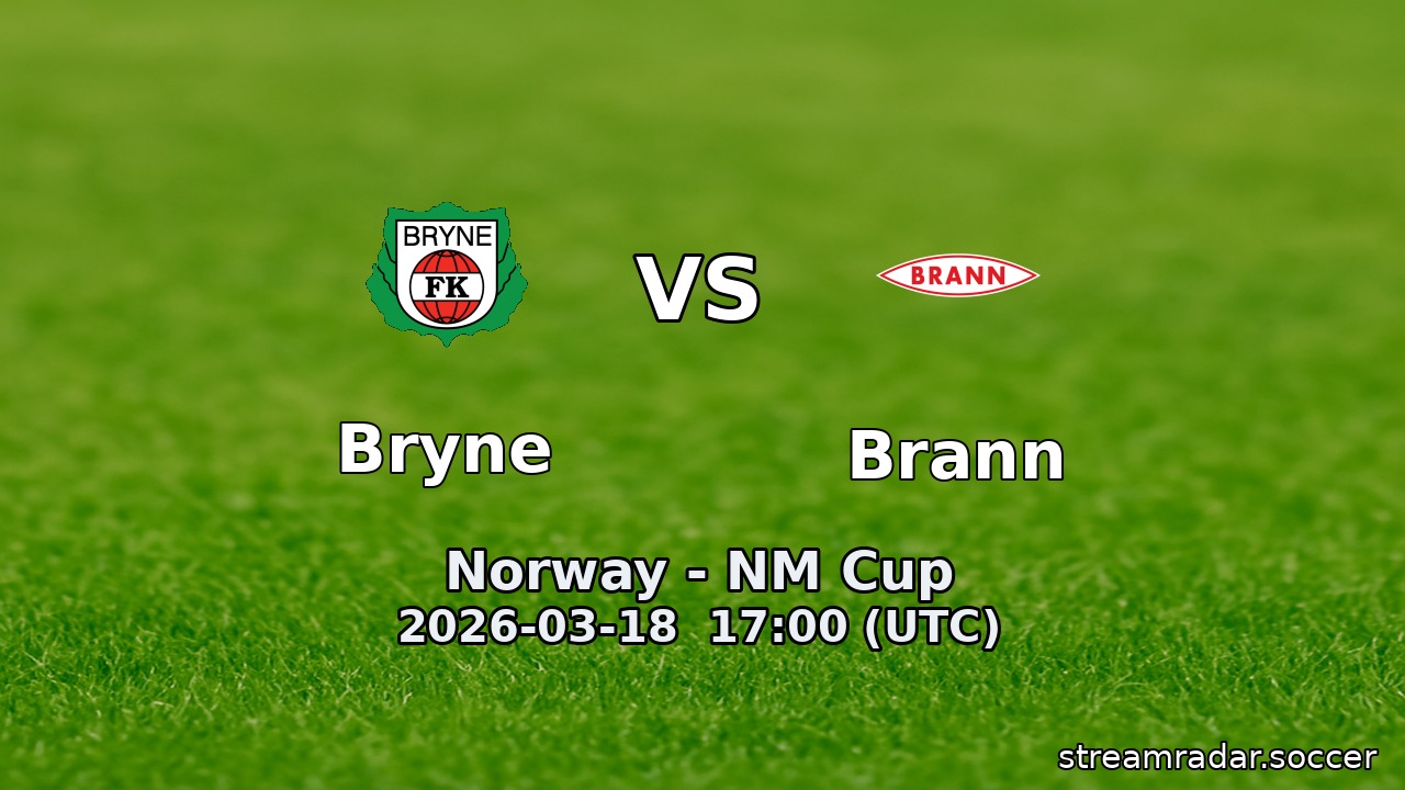 Bryne vs Brann