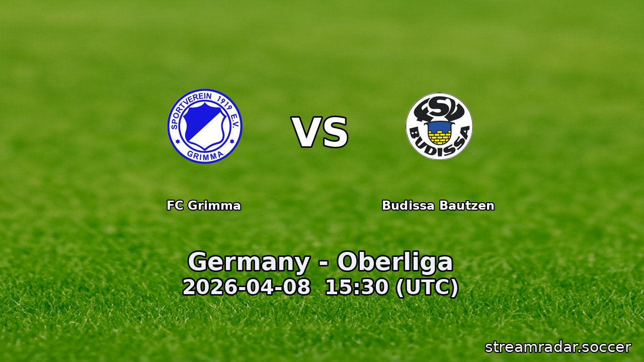 FC Grimma vs Budissa Bautzen