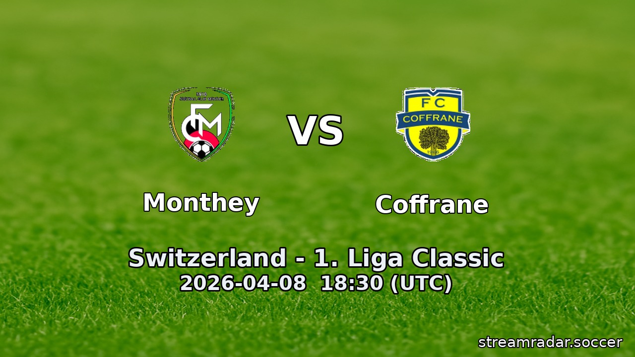 Monthey vs Coffrane