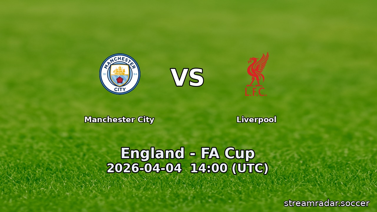 Manchester City vs Liverpool