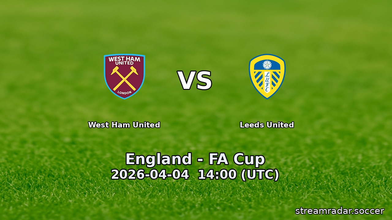 West Ham United vs Leeds United