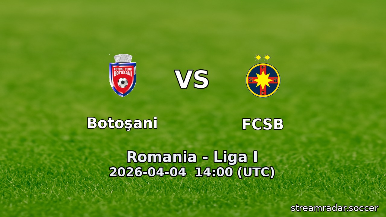 Botoşani vs FCSB