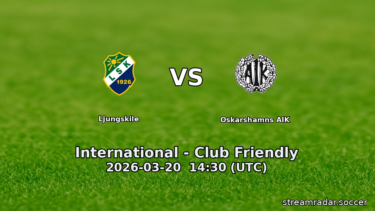 Ljungskile vs Oskarshamns AIK