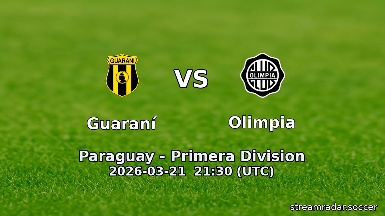 Guaraní vs Olimpia