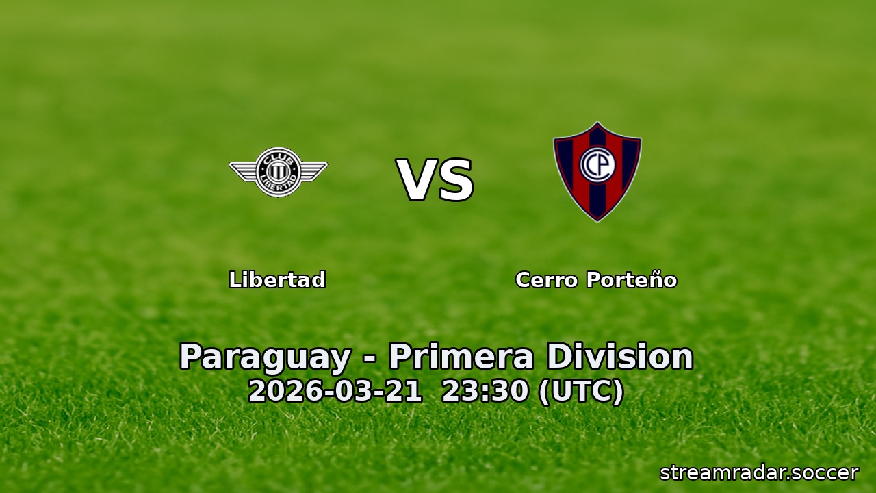 Libertad vs Cerro Porteño