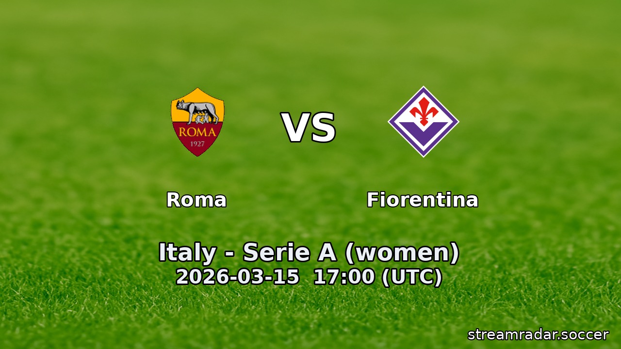 Roma vs Fiorentina
