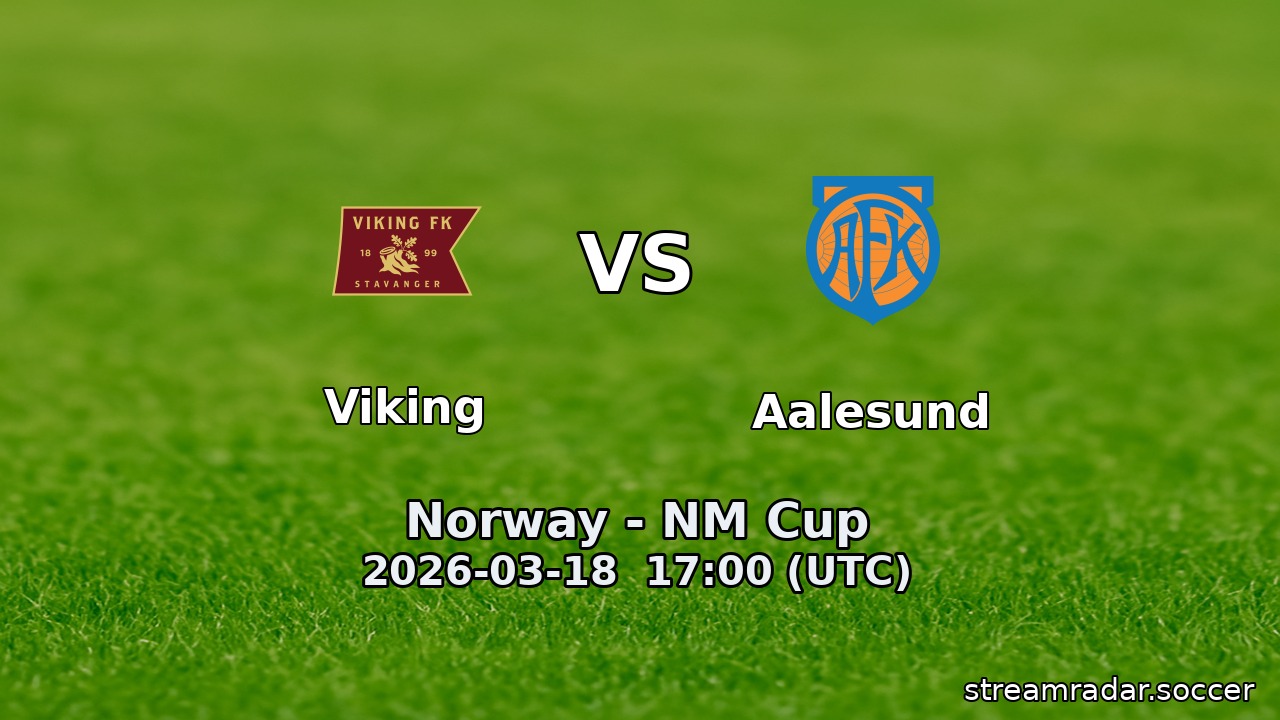 Viking vs Aalesund