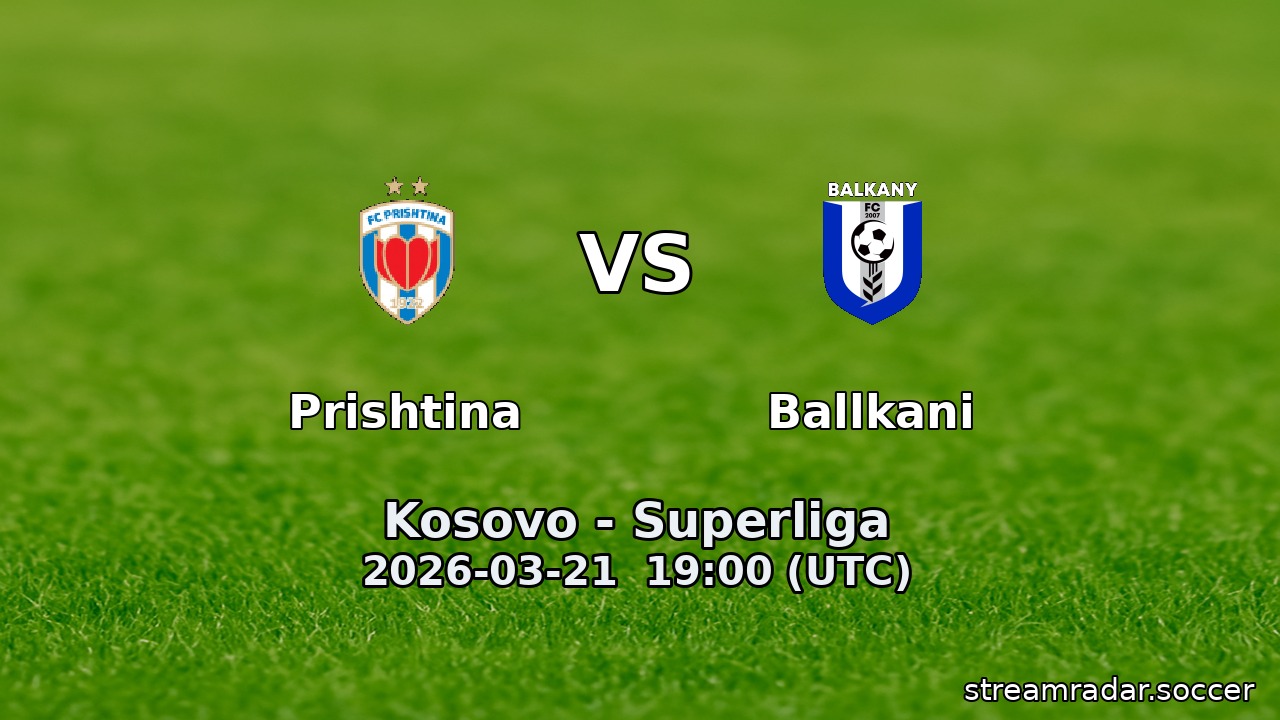 Prishtina vs Ballkani