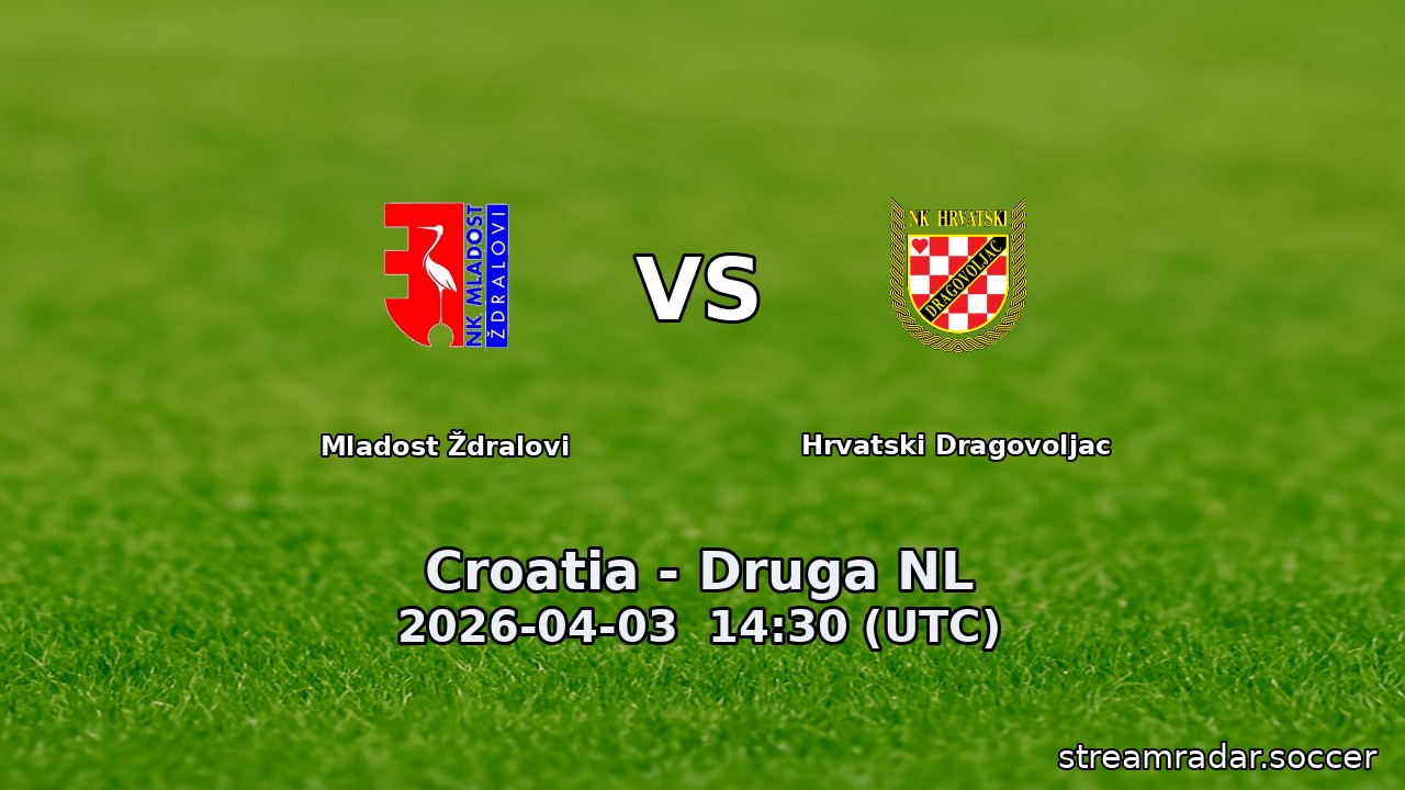 Mladost Ždralovi vs Hrvatski Dragovoljac